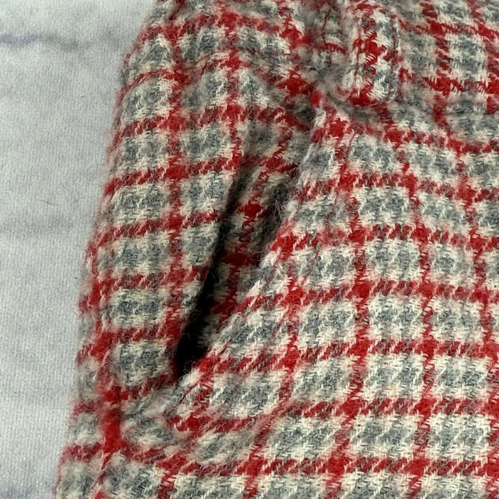 Vintage MAFRAT Italy Baby‎ 100% Wool Pants Size 0M Prince Of Wales Check Lined
